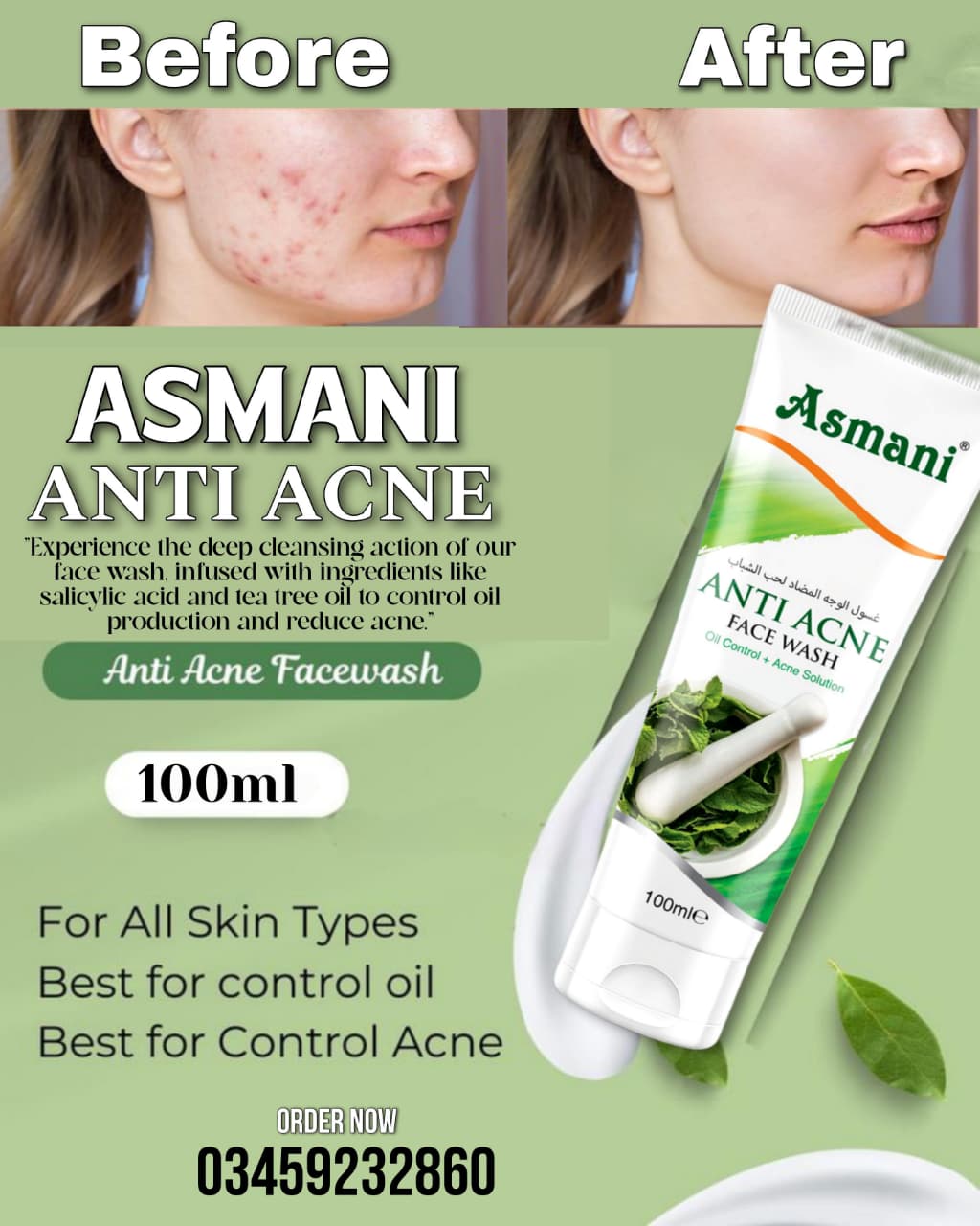 Asmani Acne Facewash